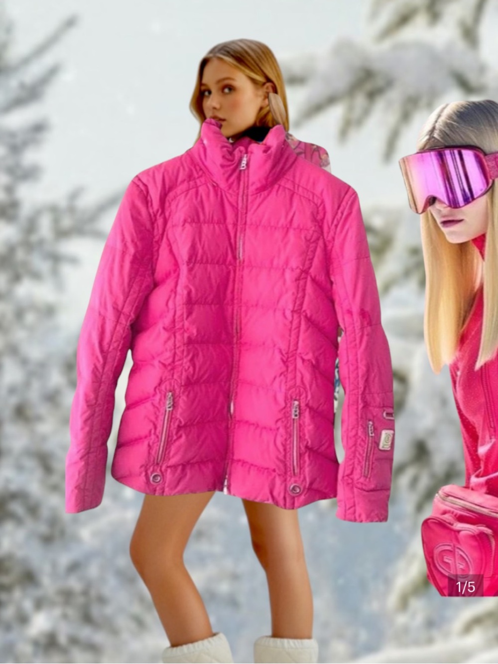 Bogner Pink Ski Jacket Like New